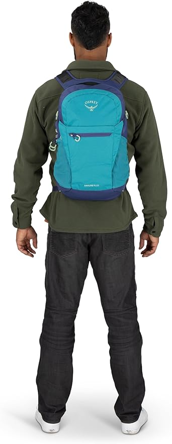 Osprey Daylite Plus Commuter Backpack - Lightweight, Everyday Pack with Laptop Sleeve and Water Bottle Pockets - Ideal for Work, School, and Travel with Storage, Tumbleweed Yellow/Tunnel Vision