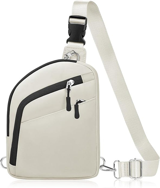 TOPEAST Anti Theft Crossbody Bags for Women Men, Small Sling Crossbody Bag Travel Purse Shoulder Wallet with RFID Blocking