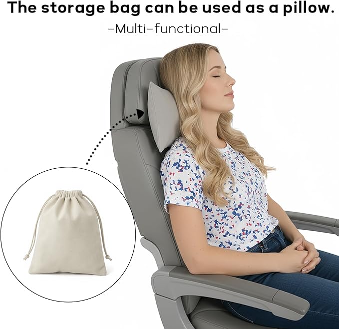 Compact Travel Blanket - Ultra Soft & Lightweight Knit Design Airplane Blanket, 53x72 Inch, Stylish Travel Shawl Wraps for Flights, Car,Travel Essentials, Gifts, Camping