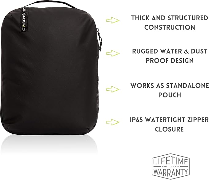 Adventure Travel Packing Cubes, IP65 Water&Dust Proof Organizer Wet Bags