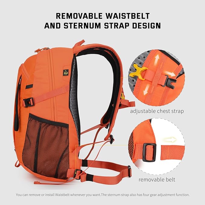 SKYSPER Small Hiking Backpack, 20L Lightweight Travel Backpacks Hiking Daypack for Women Men